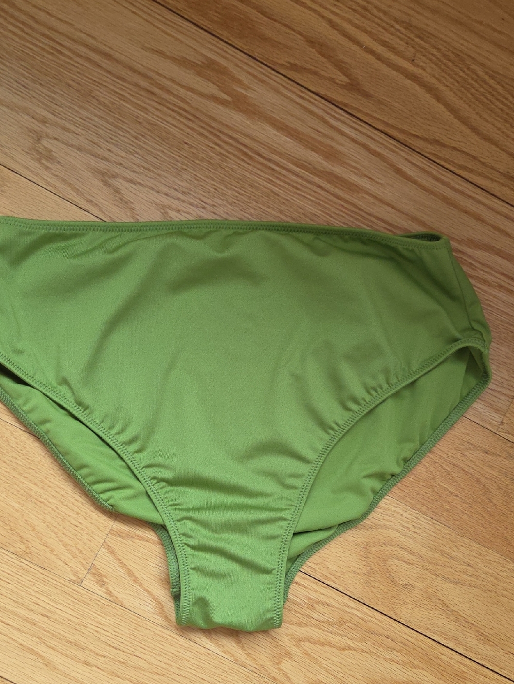 PINK Victoria's Secret Olive Green High-Rise Bikini Bottoms